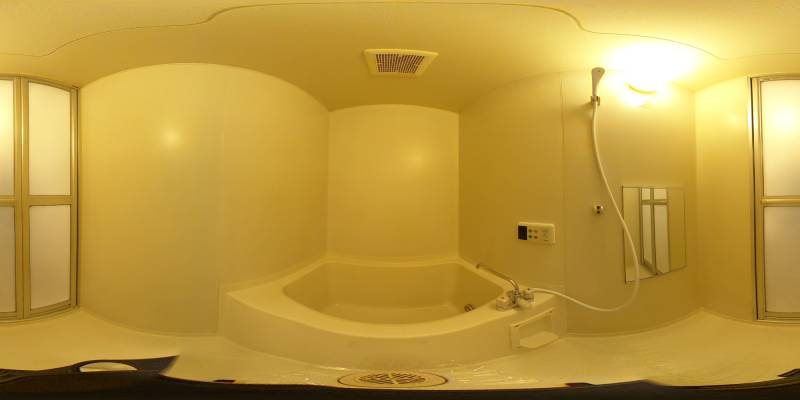 パノラマ画像バスルーム