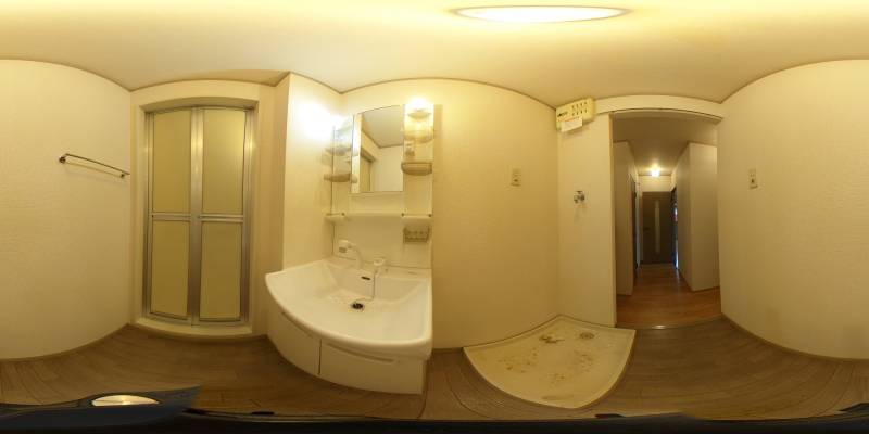 パノラマ画像洗面所