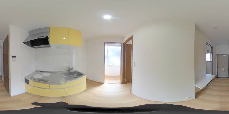 パノラマ画像キッチン