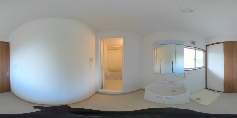 パノラマ画像洗面所