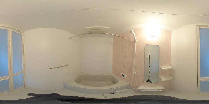 パノラマ画像バスルーム