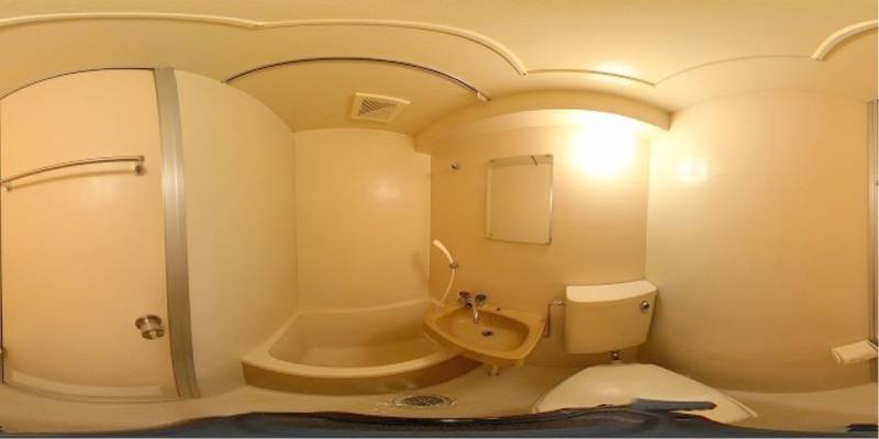 パノラマ画像バスルーム