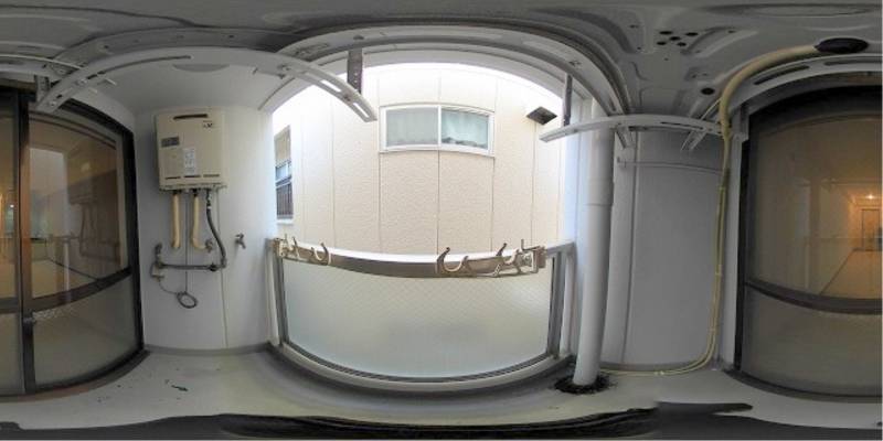 パノラマ画像バスルーム