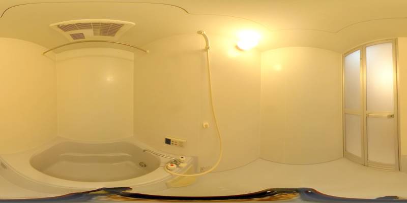 パノラマ画像バスルーム