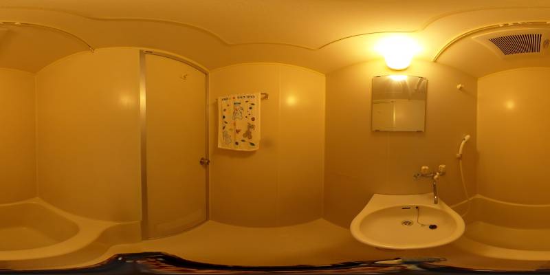 パノラマ画像バスルーム