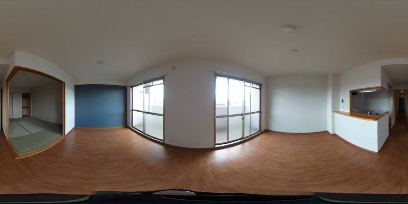 パノラマ画像リビング