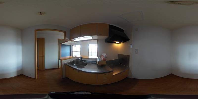 パノラマ画像キッチン