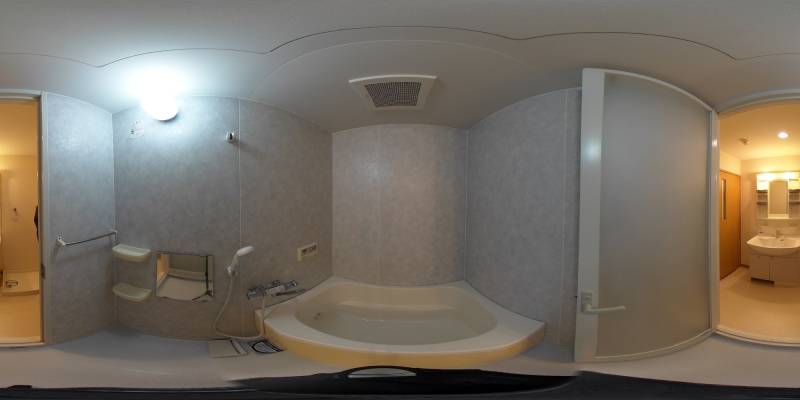 パノラマ画像バスルーム