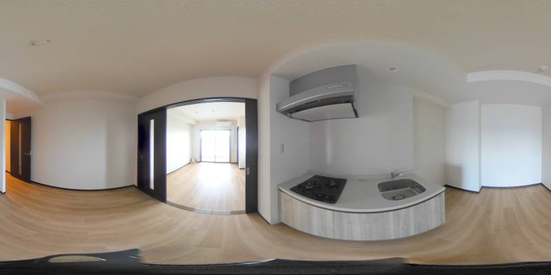 パノラマ画像キッチン