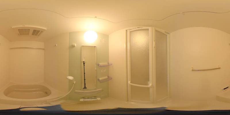 パノラマ画像バスルーム