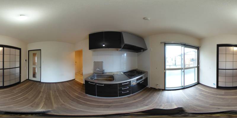 パノラマ画像キッチン