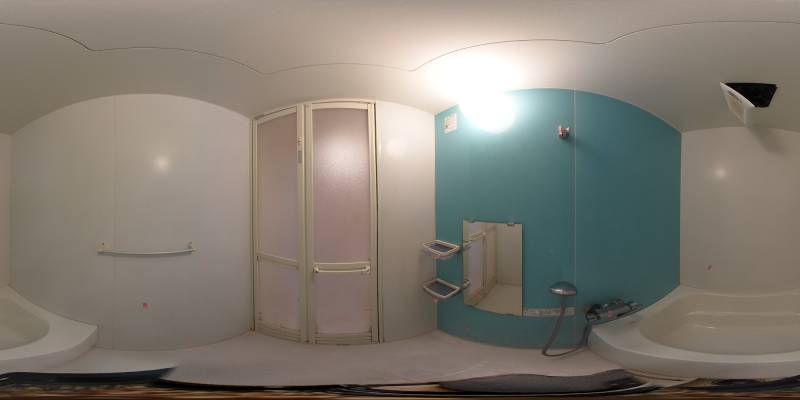 パノラマ画像バスルーム