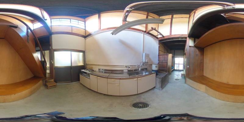 パノラマ画像キッチン