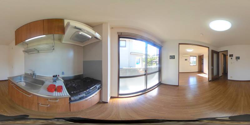 パノラマ画像キッチン