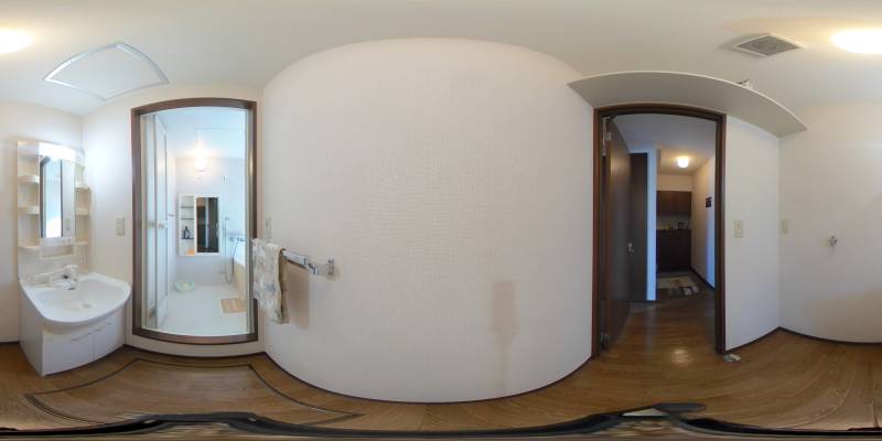 パノラマ画像洗面所