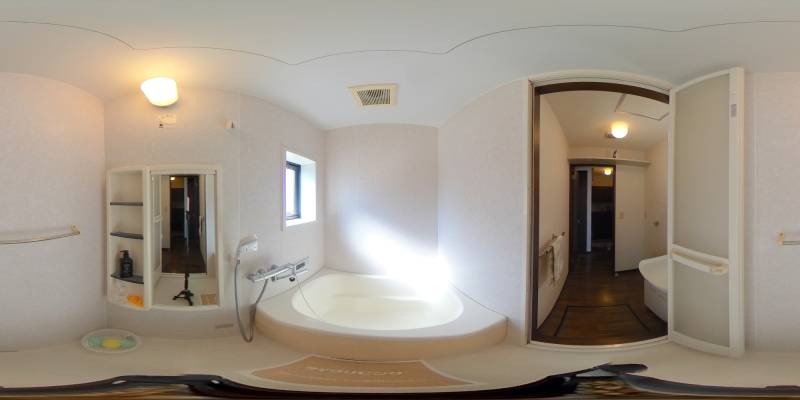 パノラマ画像バスルーム