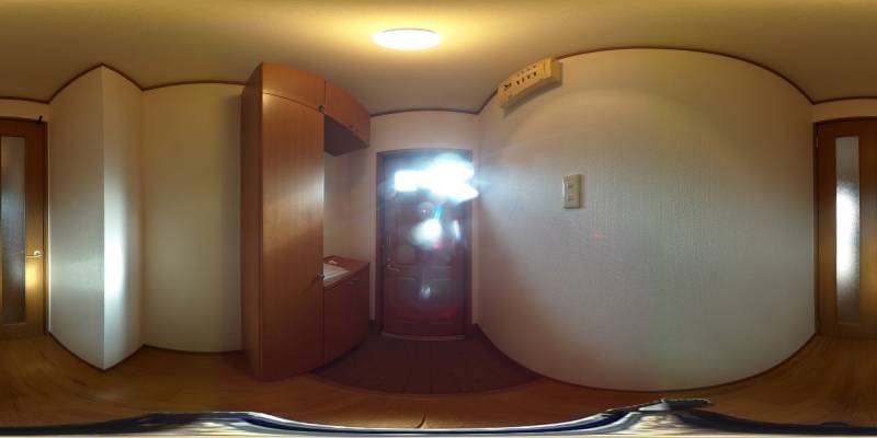 パノラマ画像玄関