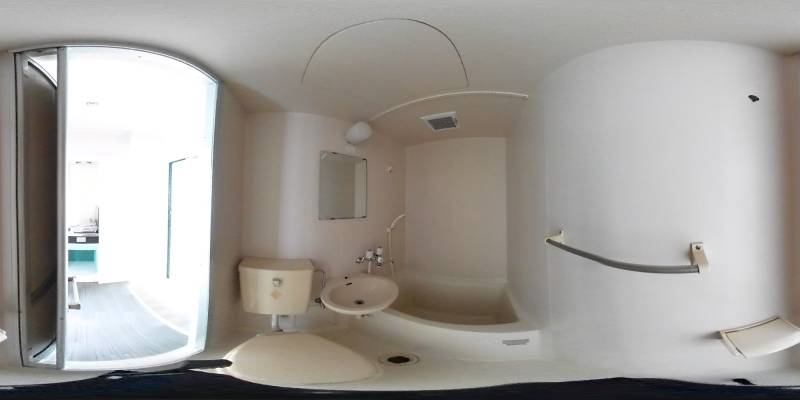 パノラマ画像バスルーム