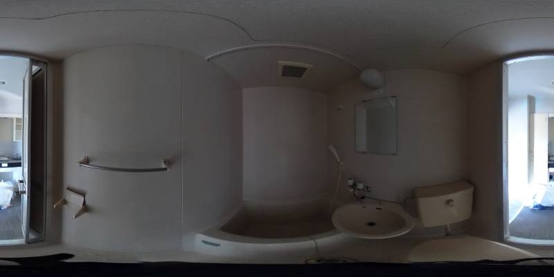 パノラマ画像バスルーム