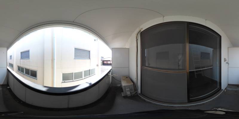 パノラマ画像バルコニー