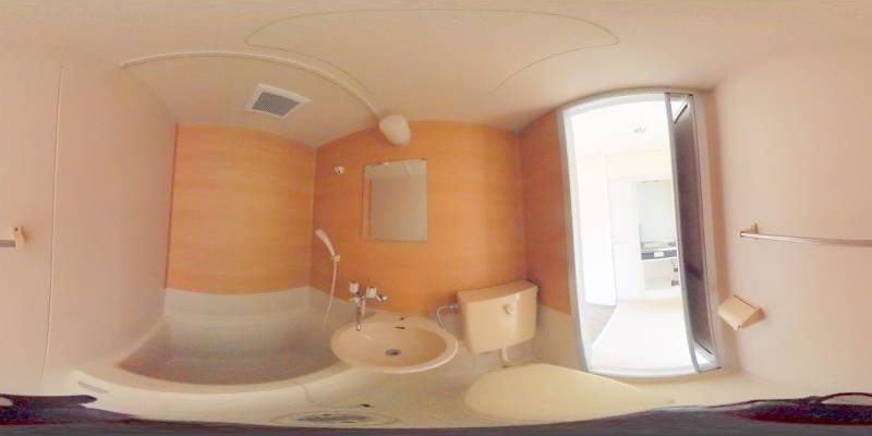 パノラマ画像バスルーム