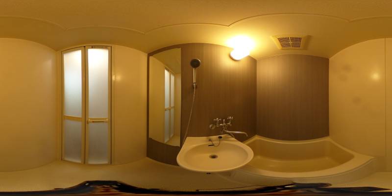 パノラマ画像バスルーム