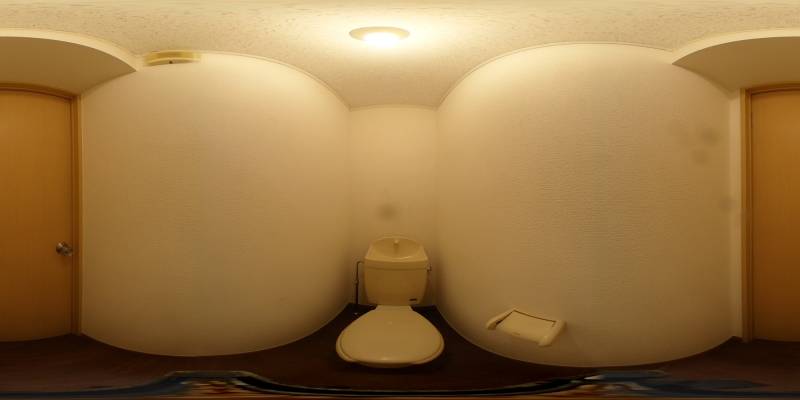 パノラマ画像トイレ