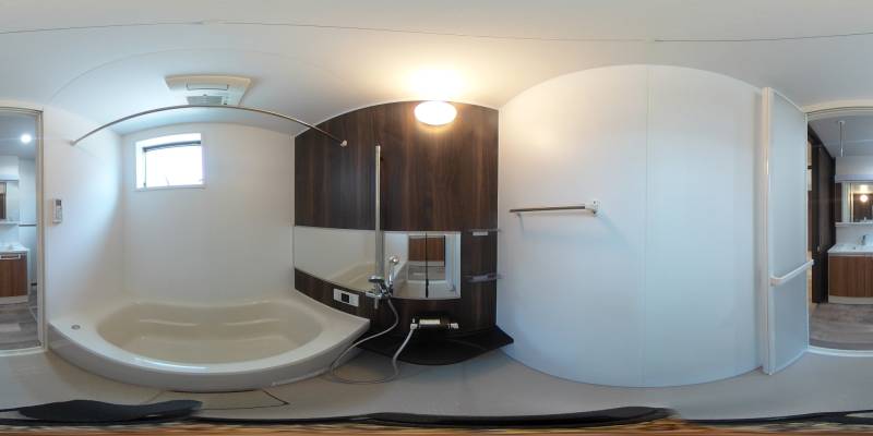 パノラマ画像バスルーム