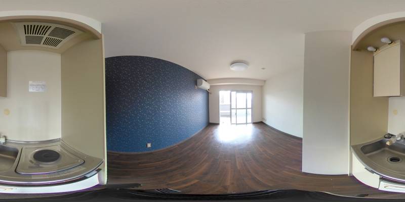 パノラマ画像キッチン