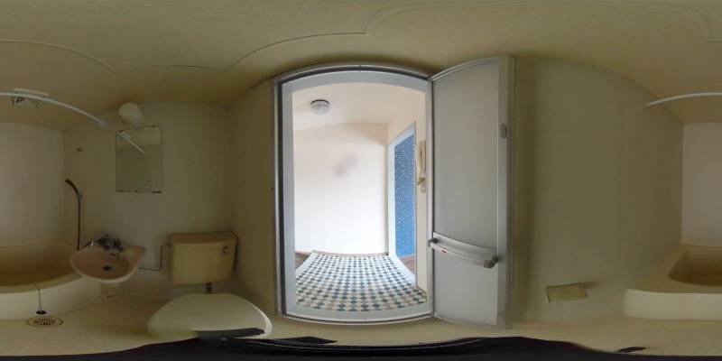 パノラマ画像バスルーム