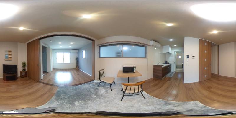 パノラマ画像リビング