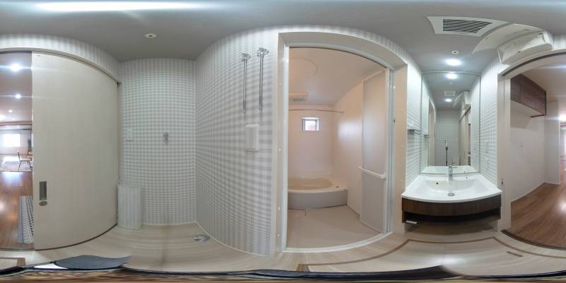 パノラマ画像洗面所