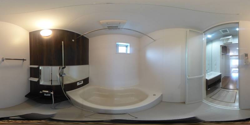 パノラマ画像バスルーム