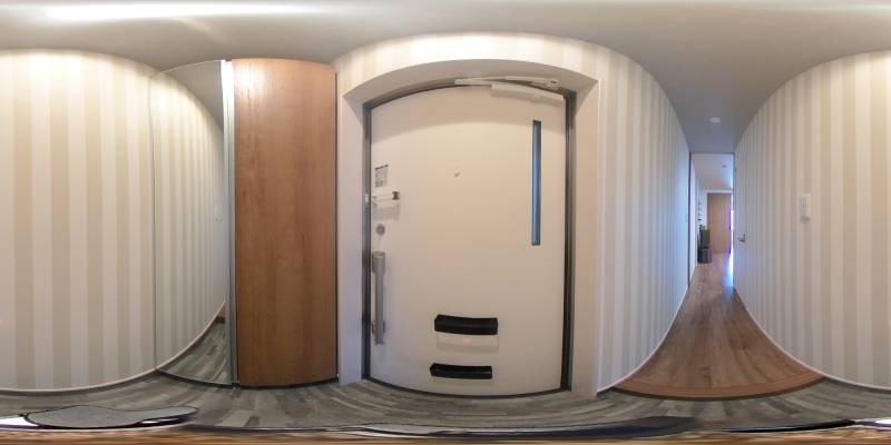 パノラマ画像玄関