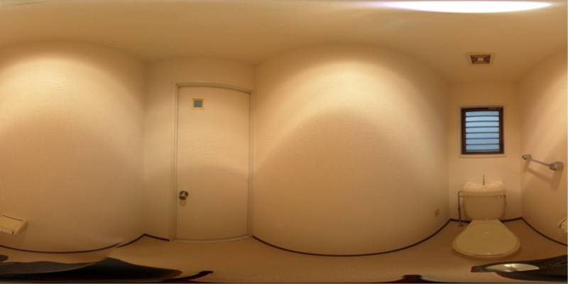 パノラマ画像トイレ