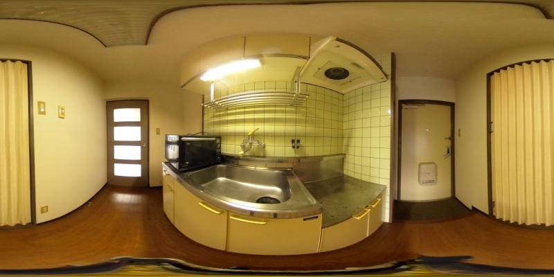 パノラマ画像キッチン