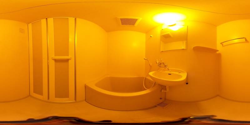 パノラマ画像バスルーム