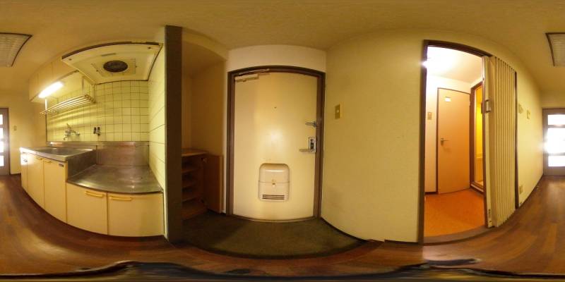 パノラマ画像玄関