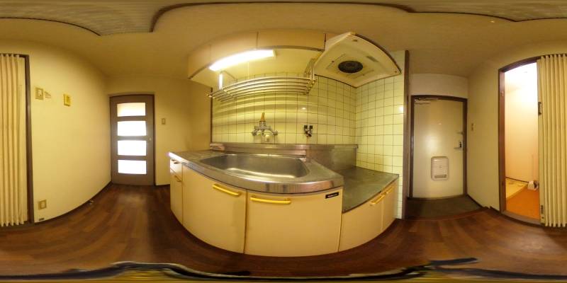 パノラマ画像キッチン