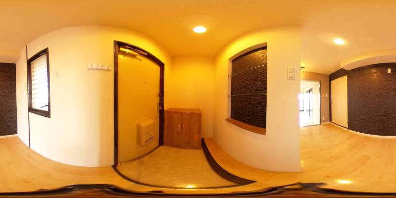 パノラマ画像玄関