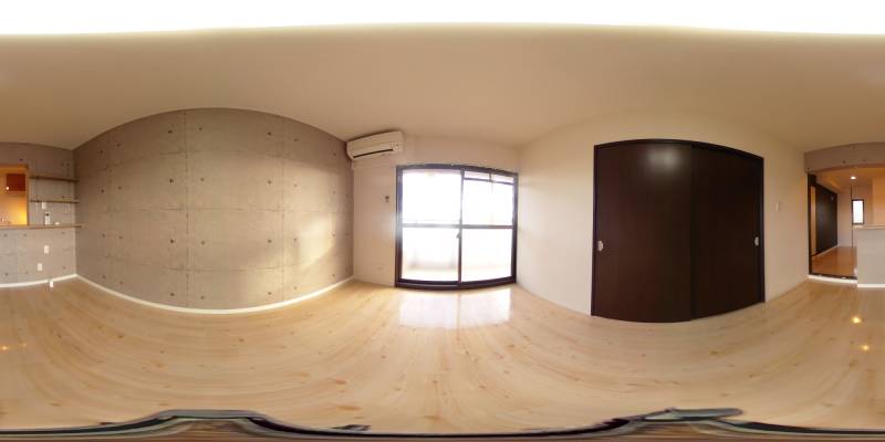 パノラマ画像リビング