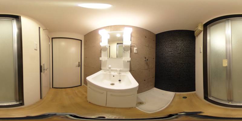 パノラマ画像洗面所