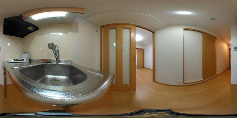 パノラマ画像キッチン