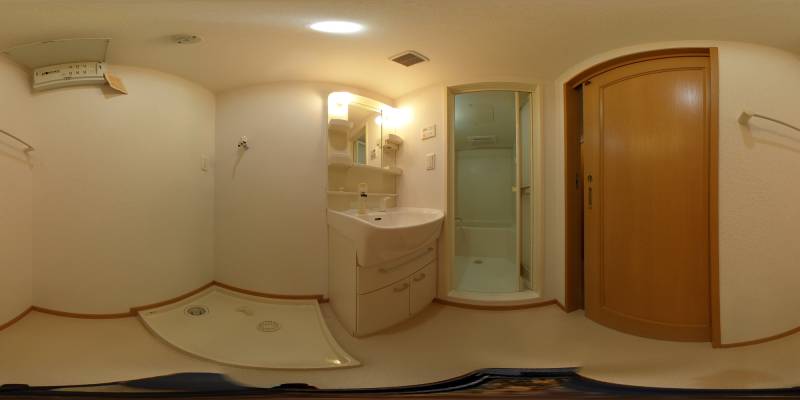 パノラマ画像洗面所