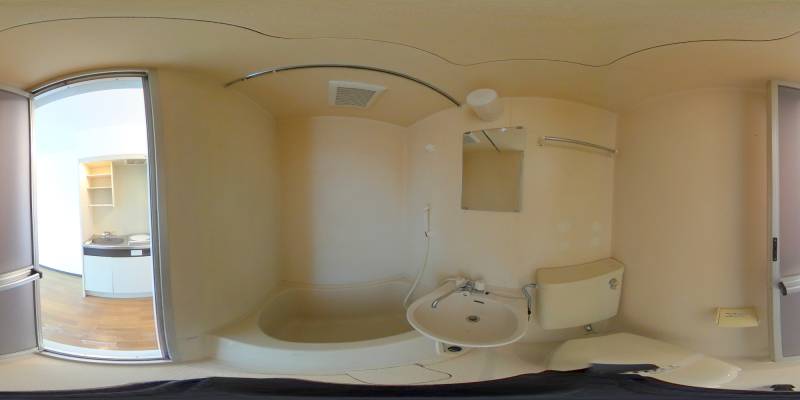 パノラマ画像バスルーム