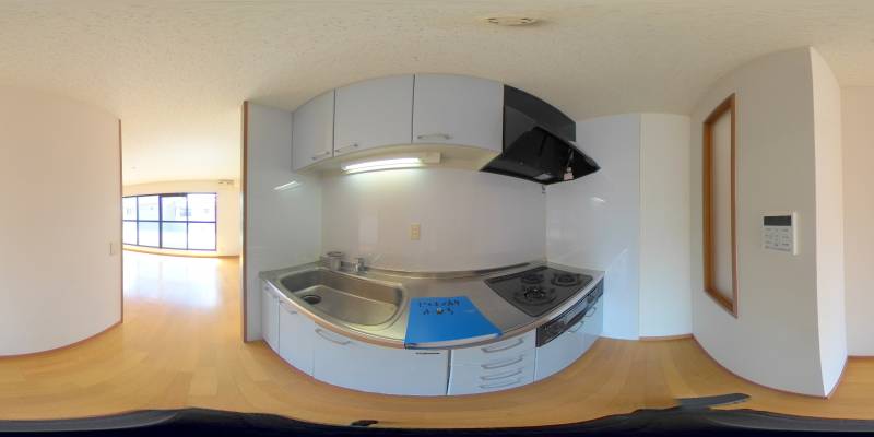 パノラマ画像キッチン