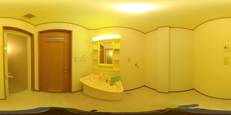 パノラマ画像洗面所