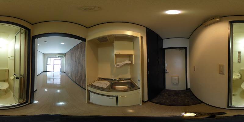 パノラマ画像キッチン