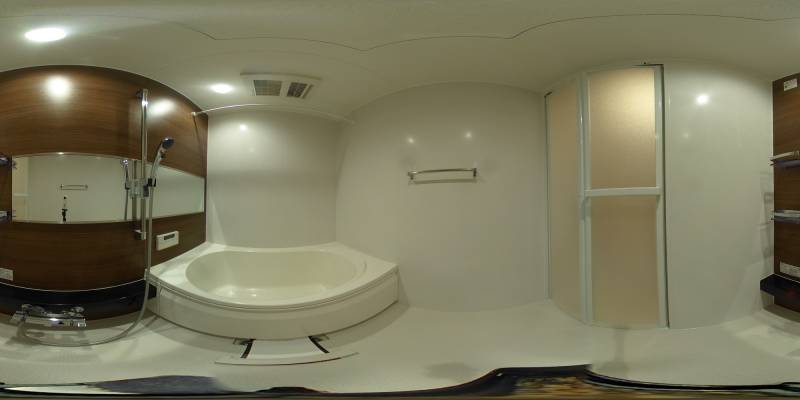 パノラマ画像バスルーム