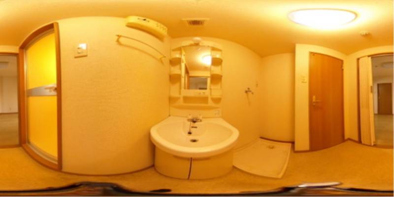 パノラマ画像洗面所